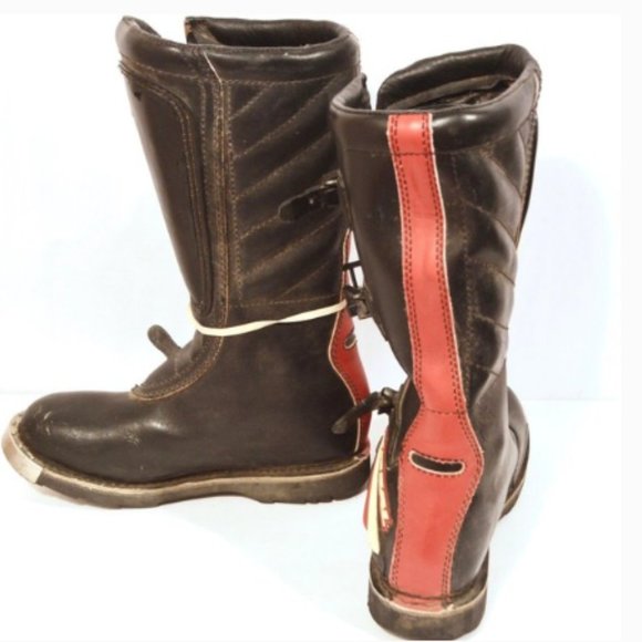 O'Neal Other - O'neal Motocross Boots Size 8 Steel Toe Black Red